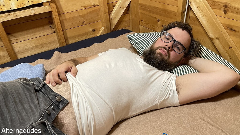 Furry Bartender Blows Cameraman