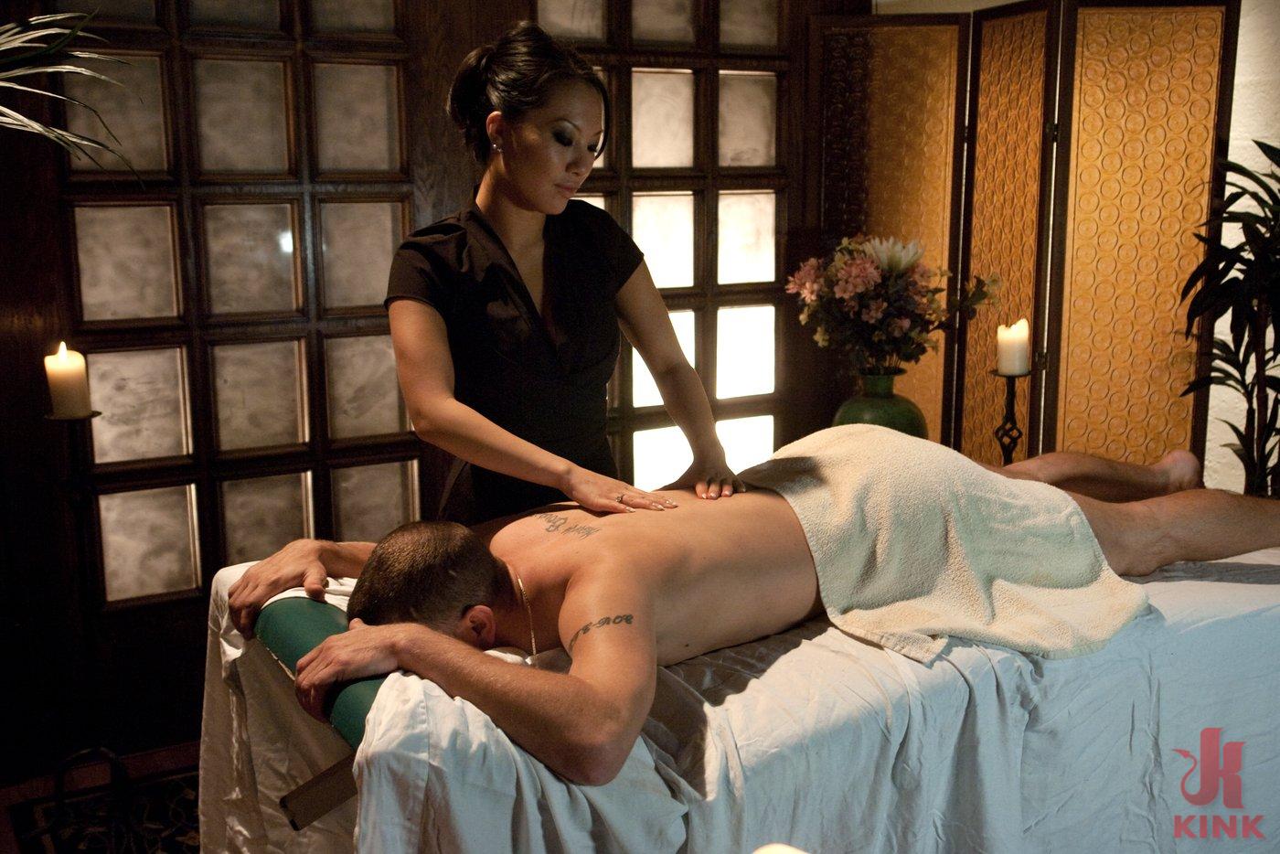 Photo number 1 from The Massage Parlor shot for Sex And Submission on Kink.com. Featuring Asa Akira and Mr. Pete in hardcore BDSM & Fetish porn.