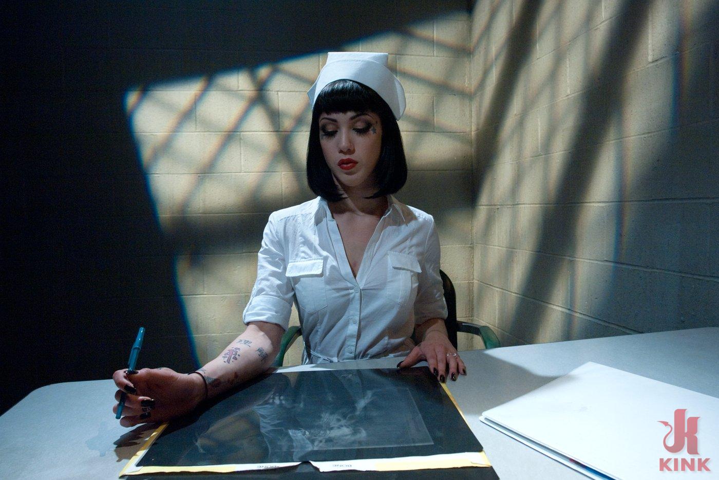 Photo number 2 from Asphyxia Noir shot for Sex And Submission on Kink.com. Featuring James Deen and Asphyxia Noir in hardcore BDSM & Fetish porn.