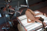 Fetish Porn Pictures of Sensi Pearl Having Sex with Machines