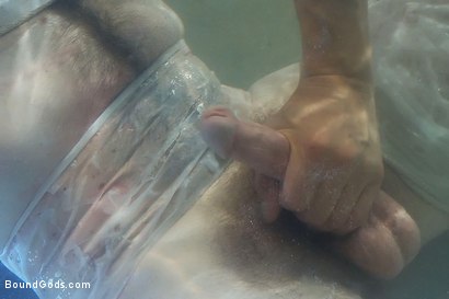 Photo number 11 from Bound in the sleepsack, submerged under water and made to cum. shot for Bound Gods on Kink.com. Featuring CJ Madison and Dante in hardcore BDSM & Fetish porn.