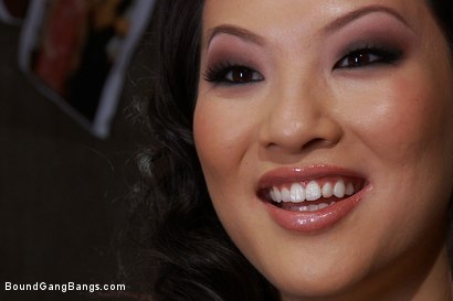Photo number 1 from America's Sweetheart: Blackmailed and Defiled!!! Starring Asa Akira shot for Bound Gang Bangs on Kink.com. Featuring Asa Akira, Ramon Nomar, Mr. Pete, James Deen, Jon Jon and Rico Strong in hardcore BDSM & Fetish porn.