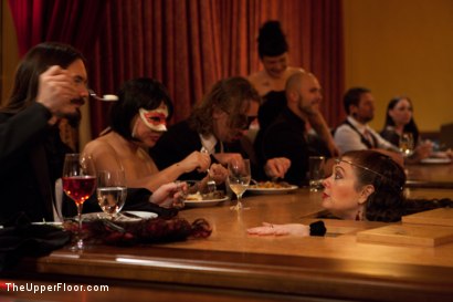 Photo number 26 from Community Dinner  Fisting shot for The Upper Floor on Kink.com. Featuring Krysta Kaos, Maestro Stefanos and The Pope in hardcore BDSM & Fetish porn.
