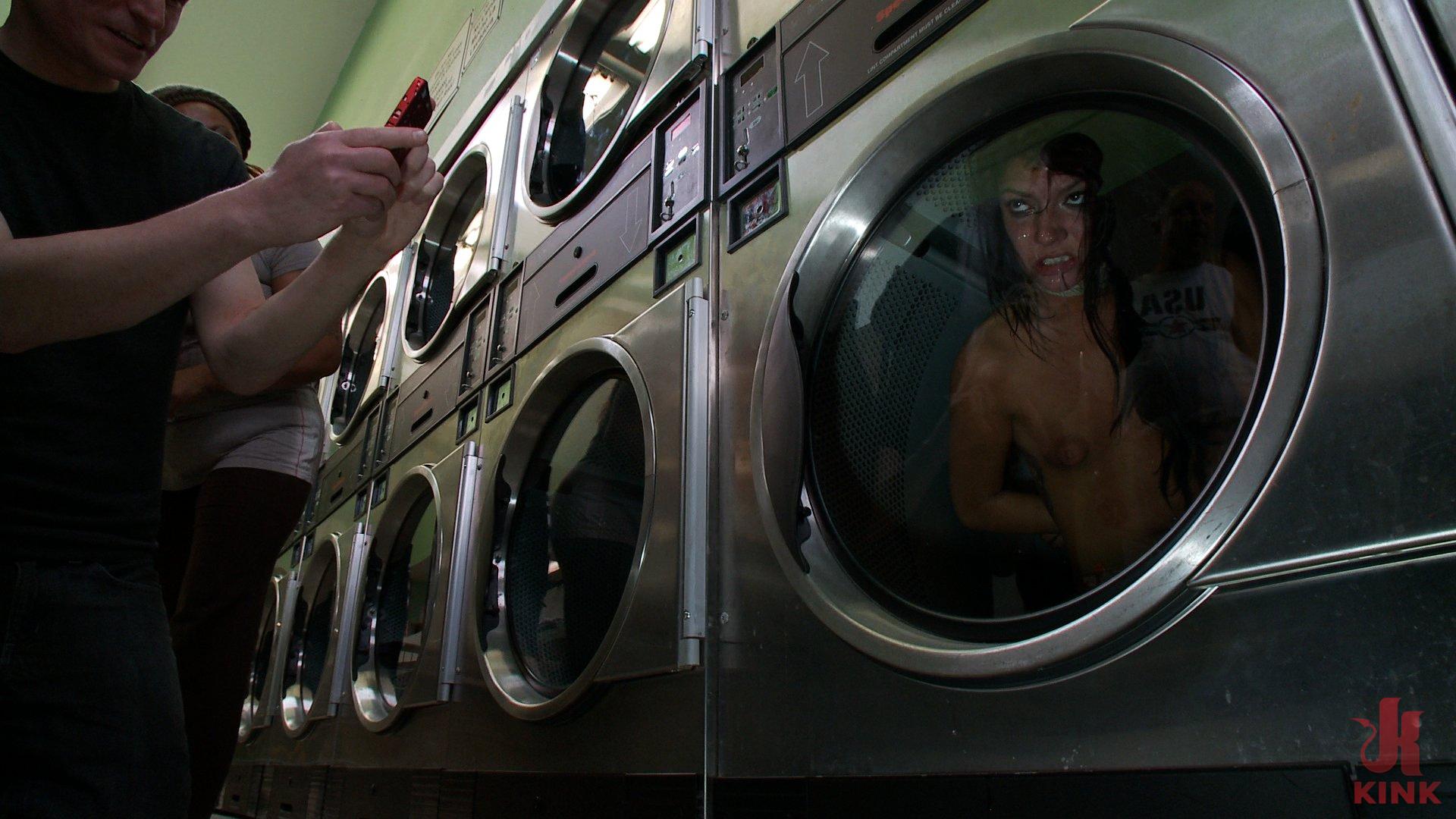 Photo number 10 from Filthy Whore Fucked at the Laundromat shot for Public Disgrace on Kink.com. Featuring James Deen, Cassandra Nix and Princess Donna Dolore in hardcore BDSM & Fetish porn.