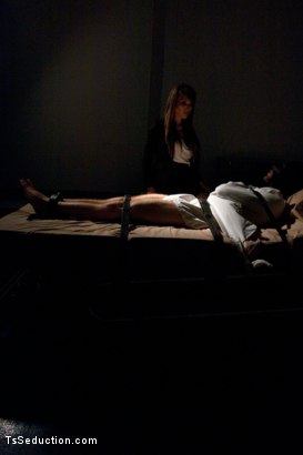 Photo number 1 from The Sensory Deprivation Lab: Eva Lin Plays Scientist on His Cock shot for TS Seduction on Kink.com. Featuring Eva Lin and Blake in hardcore BDSM & Fetish porn.