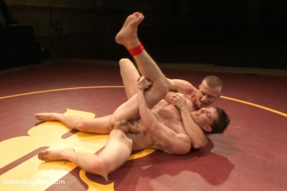 Photo number 9 from Will "The Punisher" Parks vs Blake "The Behemoth" Daniels  Two Goliaths Fight to Fuck shot for Naked Kombat on Kink.com. Featuring Blake Daniels and Will Parks in hardcore BDSM & Fetish porn.