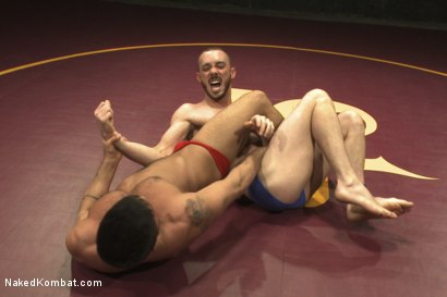 Photo number 4 from Dominic "The Dominator" Pacifico vs Kirk "Kick-Ass" Cummings shot for Naked Kombat on Kink.com. Featuring Kirk Cummings and Dominic Pacifico in hardcore BDSM & Fetish porn.
