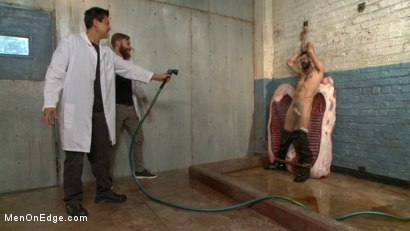 Photo number 8 from Health Inspectors Violate and Mummify a Hot Piece of Meat shot for Men On Edge on Kink.com. Featuring Dean Brody in hardcore BDSM & Fetish porn.
