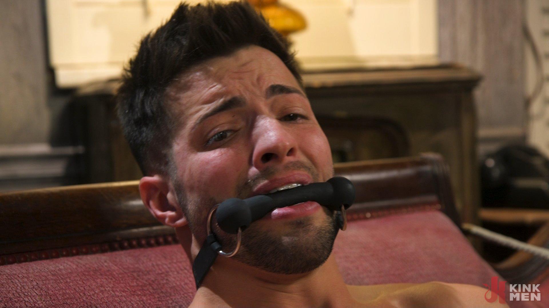 Photo number 26 from Extra Innings: Casey Everett Abducted and Fucked by Logan Stevens shot for Bound Gods on Kink.com. Featuring Logan Stevens and Casey Everett in hardcore BDSM & Fetish porn.