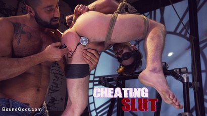 Cheating Slut: Nick Milani Submits to Sharok and His Hard Cock