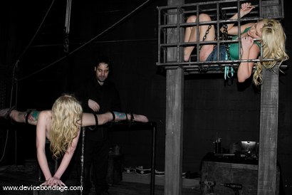 Photo number 6 from Sarah Jane Ceylon Live, Part 1 shot for Device Bondage on Kink.com. Featuring Sarah Jane Ceylon and Samantha Sin in hardcore BDSM & Fetish porn.