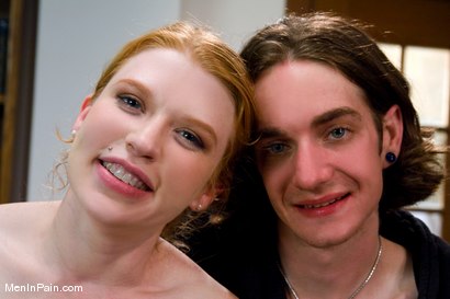 Photo number 15 from Your Library Card, Please? shot for Men In Pain on Kink.com. Featuring Kade and Madison Young in hardcore BDSM & Fetish porn.
